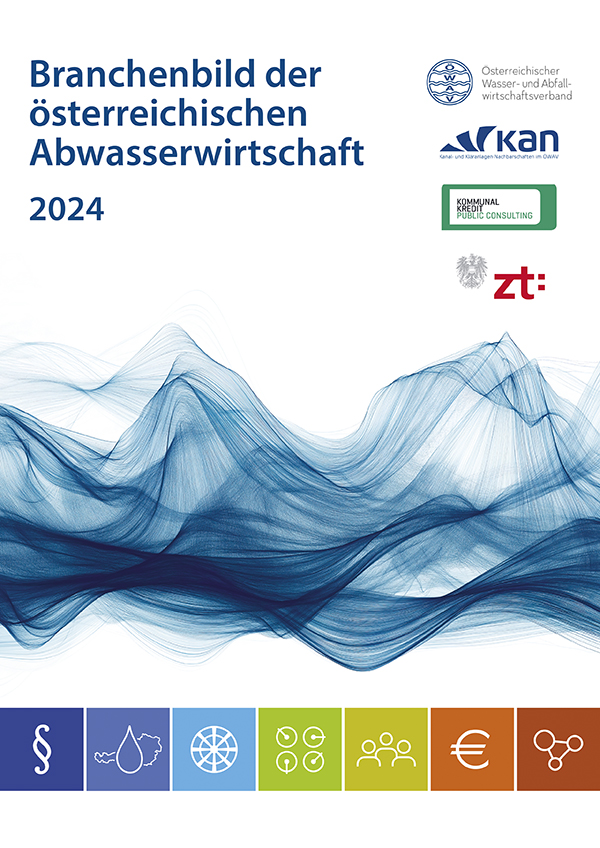 Cover Branchenbild der österreichischen Abwasserwirtschaft 2024